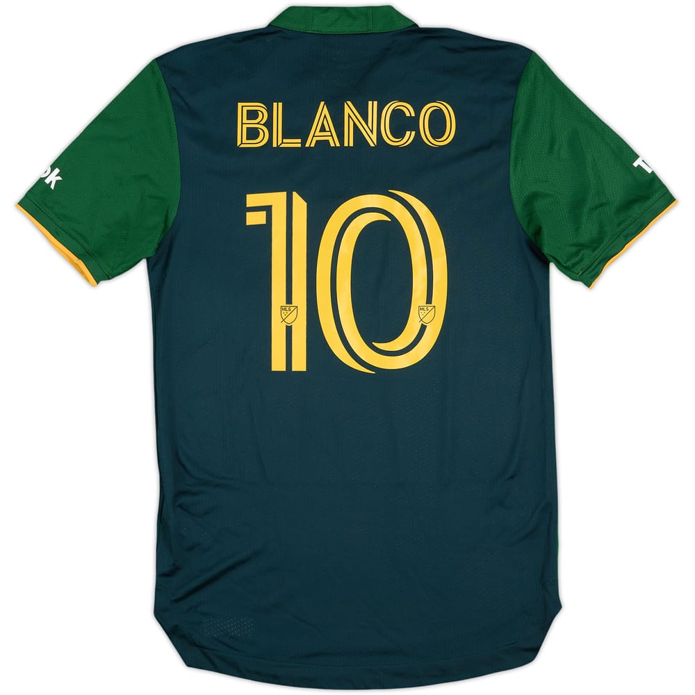 2021-22 Portland Timbers Match Issue Home Shirt Blanco #10