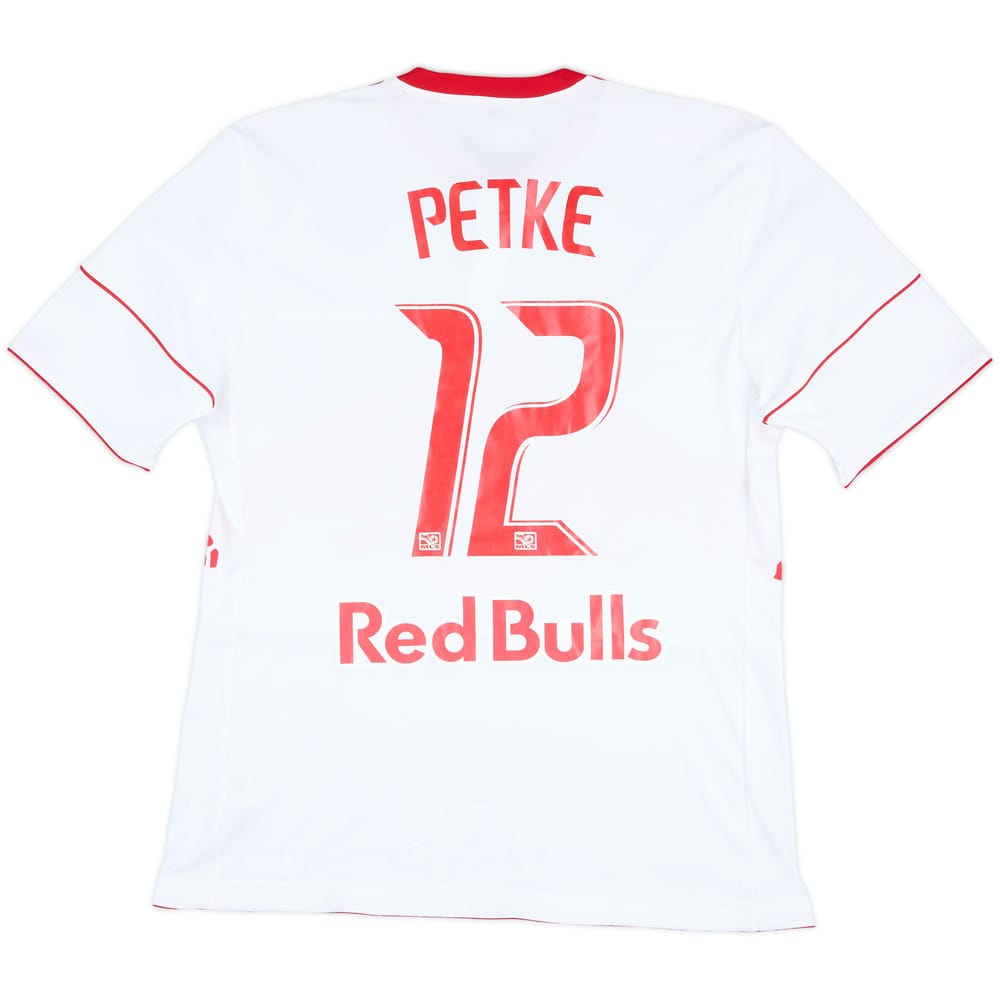 2010 New York Red Bulls Match Issue Signed Home Shirt Petke #12
