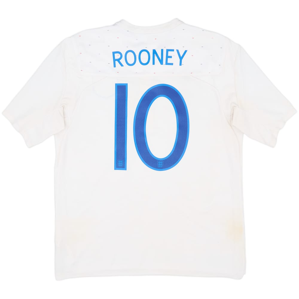 2010-11 England Home Shirt Rooney #10 - 4/10 - (L)