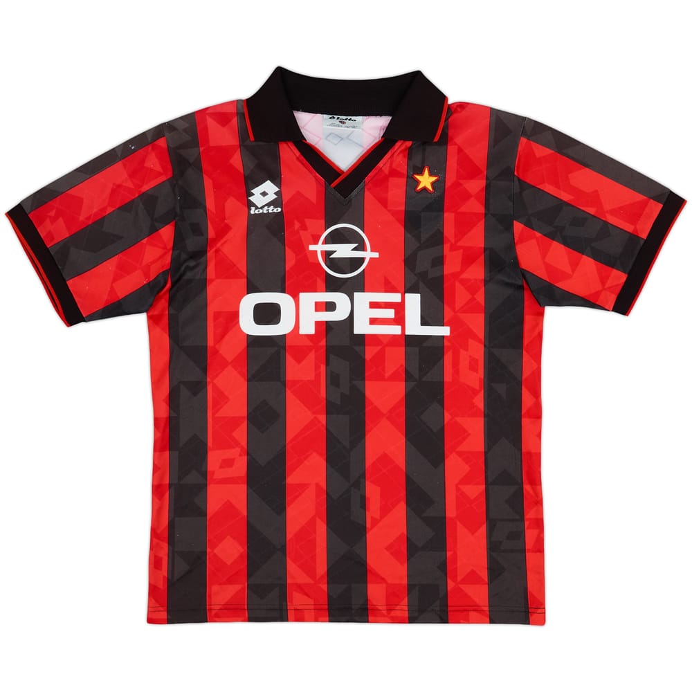 1994-95 AC Milan Home Shirt - 7/10 - (L)