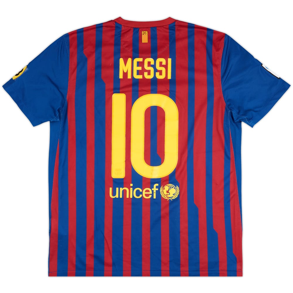 2011-12 Barcelona Home Shirt Messi #10 - 5/10 - (L)