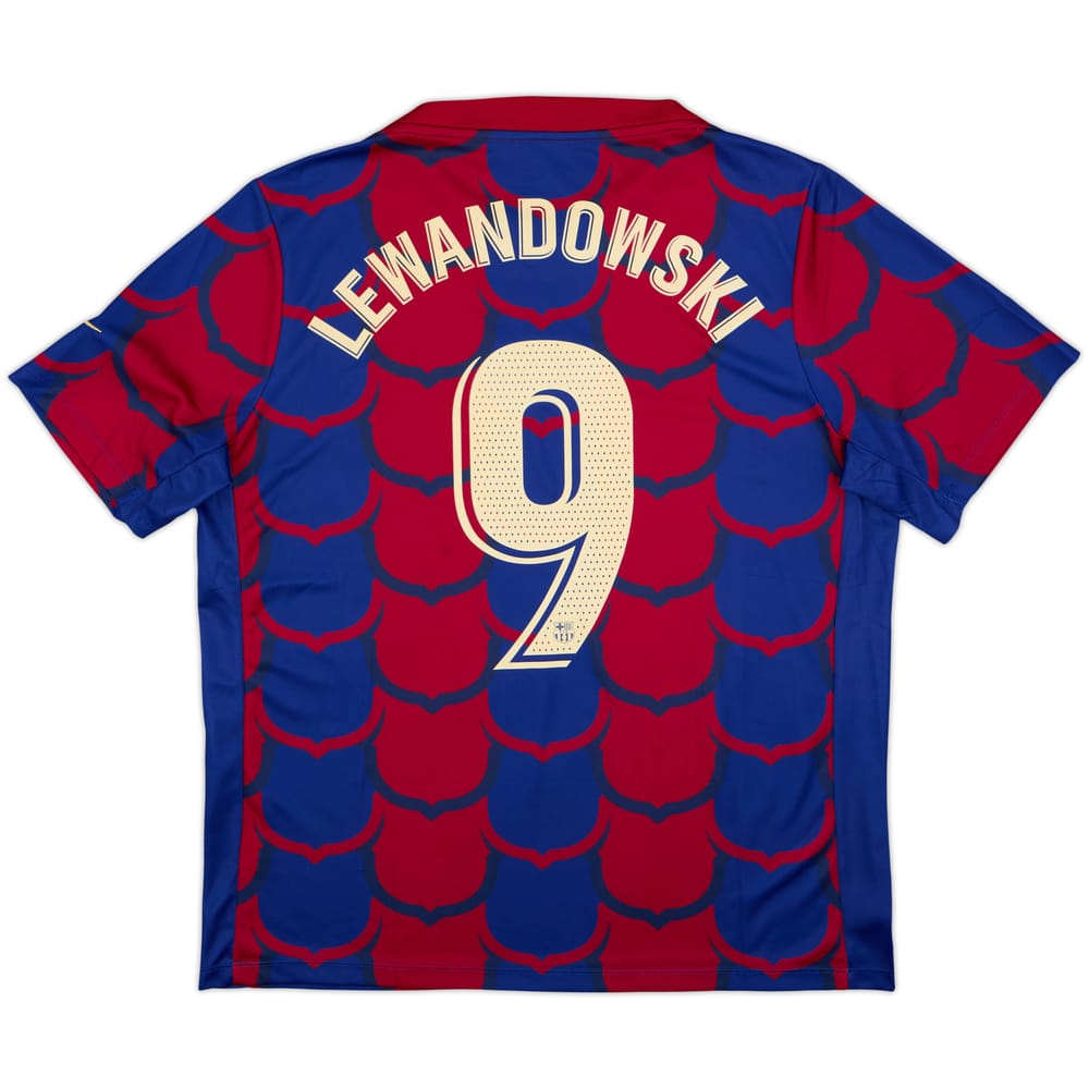 2024-25 Barcelona Nike Maillot d'entraînement Lewandowski #9 - 10/10 - (XL)