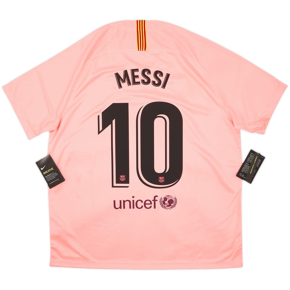 2018-19 Barcelona Third Shirt Messi #10 (XL)