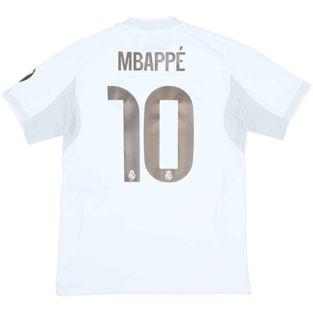 2025-26 Real Madrid Home Shirt Mbappe #10 (M)