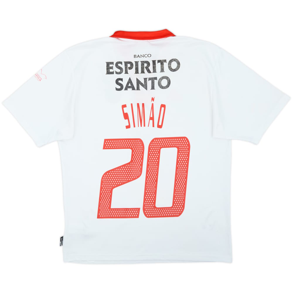 Camiseta de visitante del Benfica 2003-04 Simao #20 - 6/10 - (M)