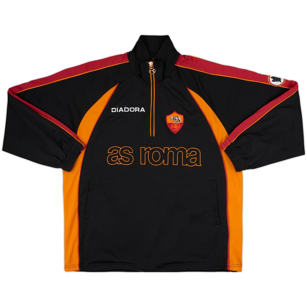 1999-00 Roma Diadora 1/4 Zip Drill Top - 8/10 - (XL)