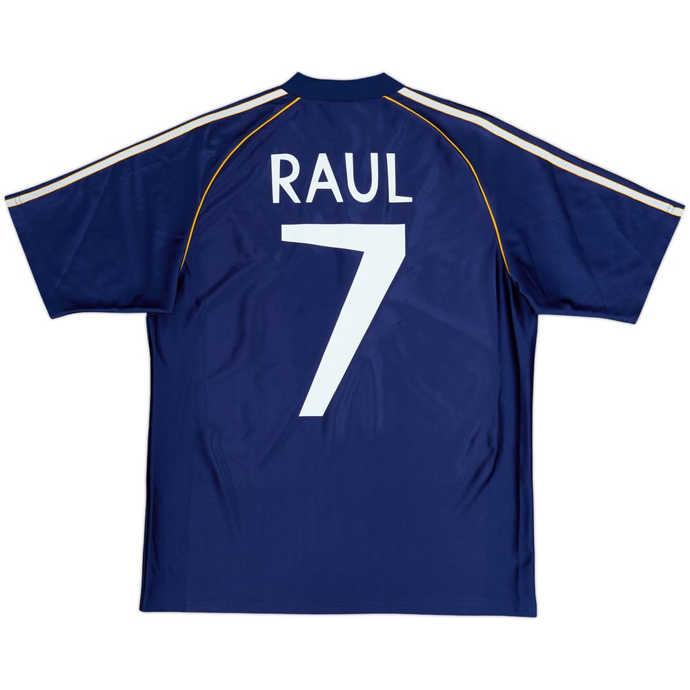 1998-99 Real Madrid Third Shirt Raul #7 - 8/10 - (XL.Boys)