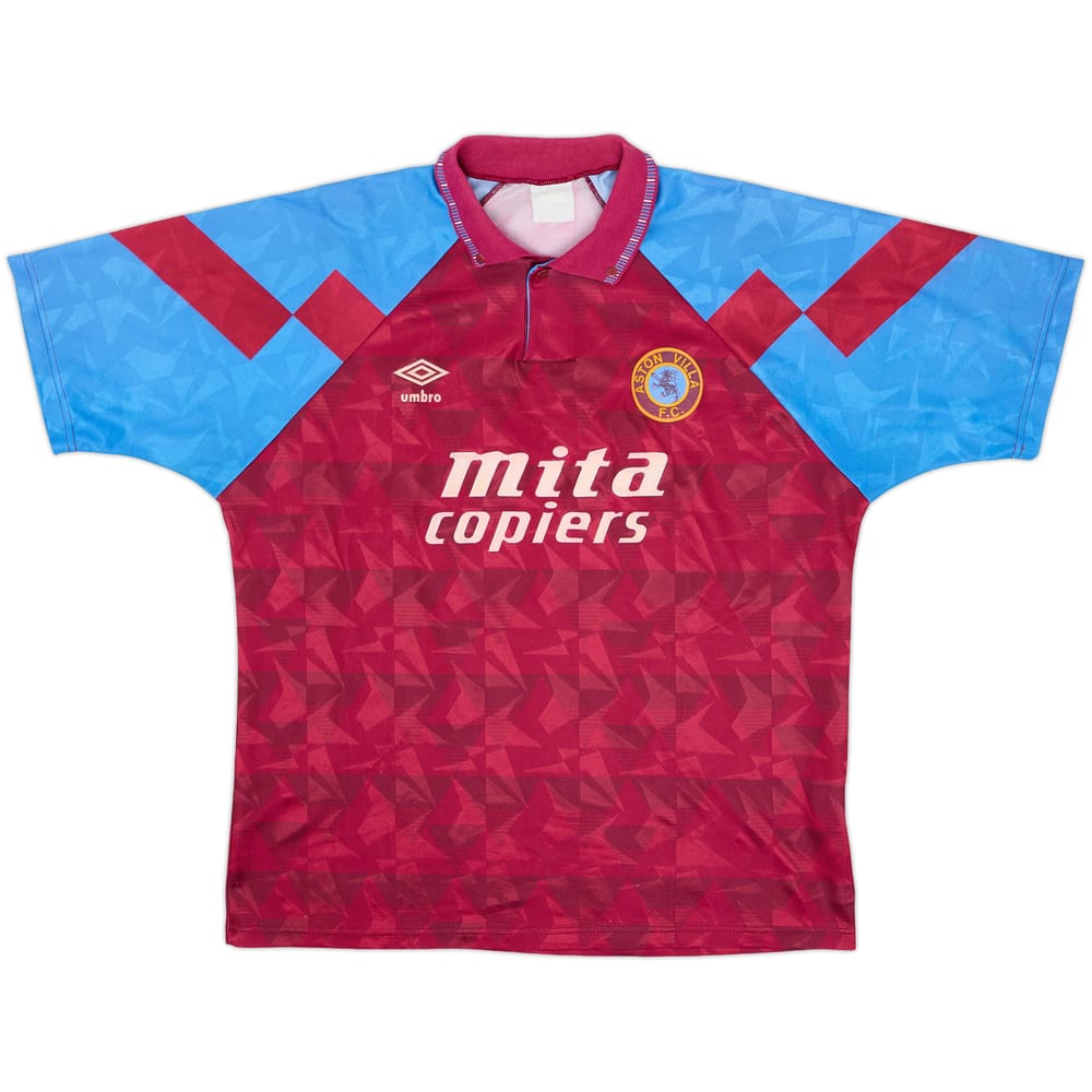 1990-92 Aston Villa Home Shirt - 6/10 - (XL)