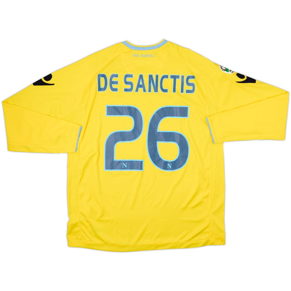 2009-10 Napoli GK Shirt De Sanctis #26 - 7/10 - (XL)
