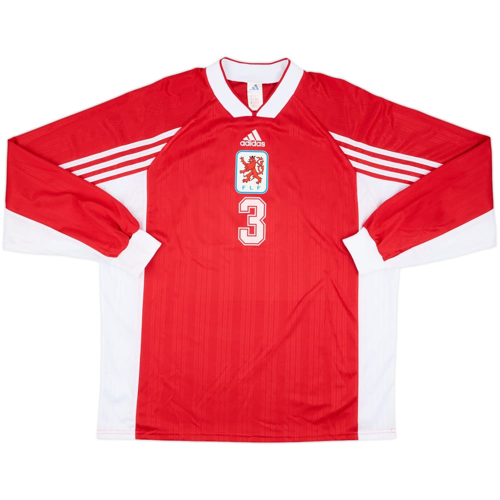 1999 Luxembourg Match Worn Home L/S Shirt #3 (Schauls)