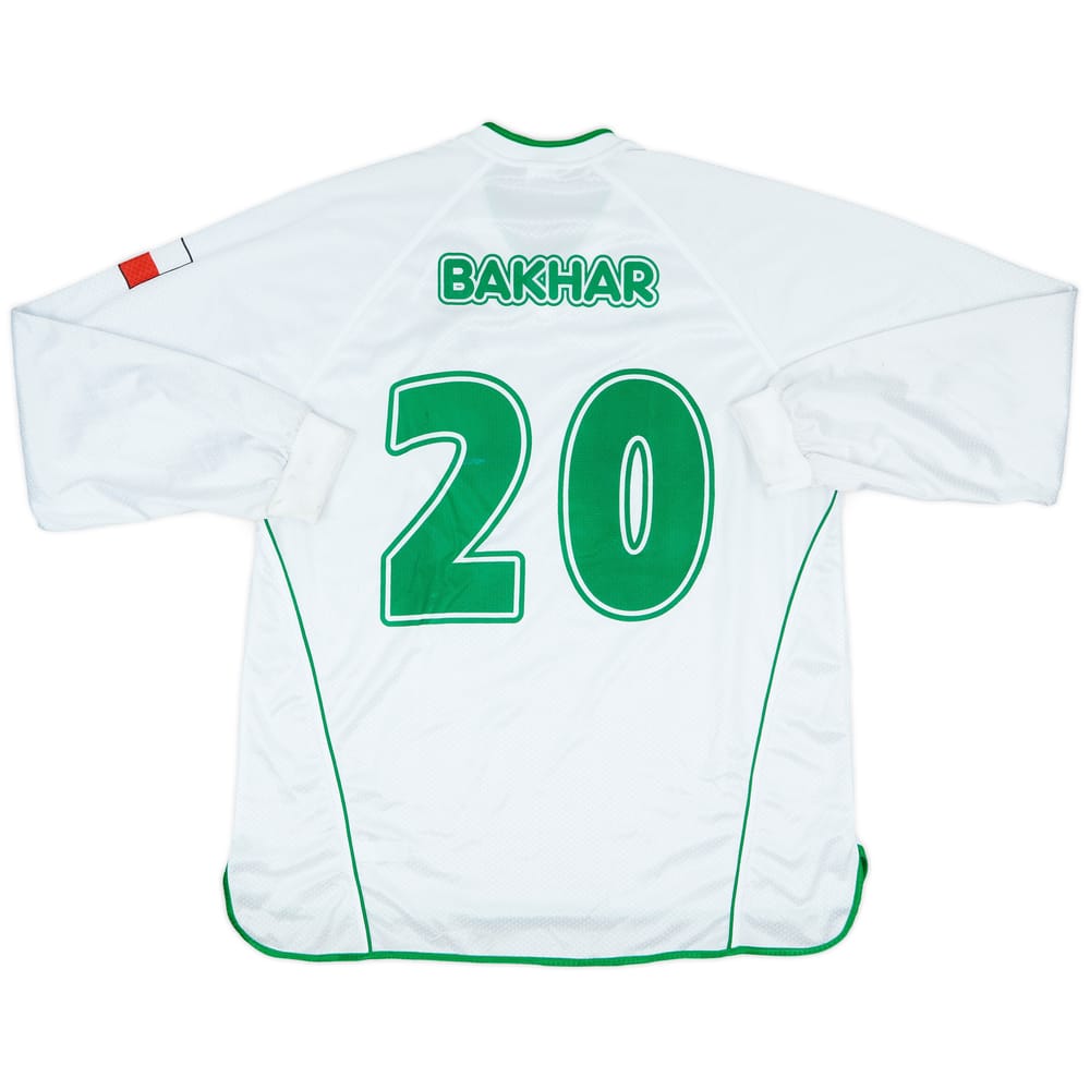 2002-03 Racing de Santander Home L/S Shirt Bakhar #20 - 8/10 - (XXL)