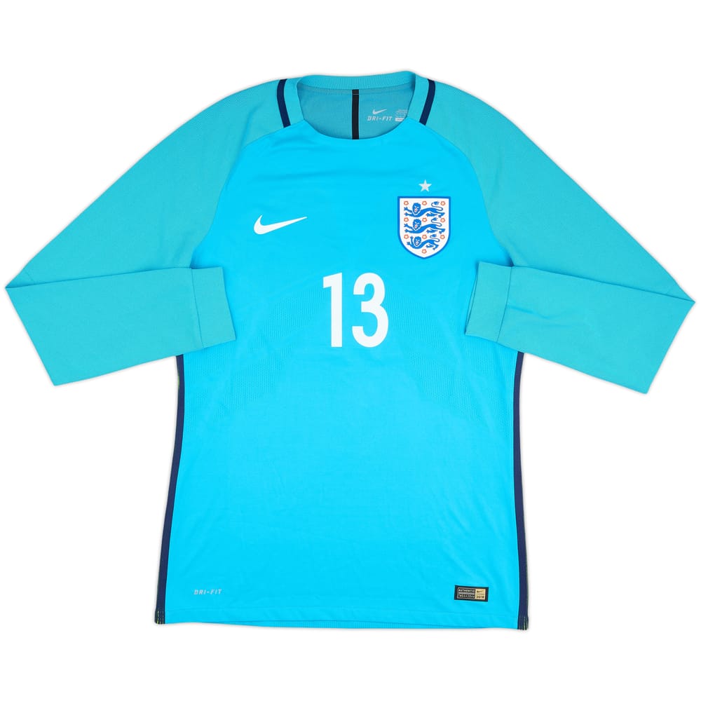 2016 England Player Issue GK Shirt #13 - 9/10 - (L)