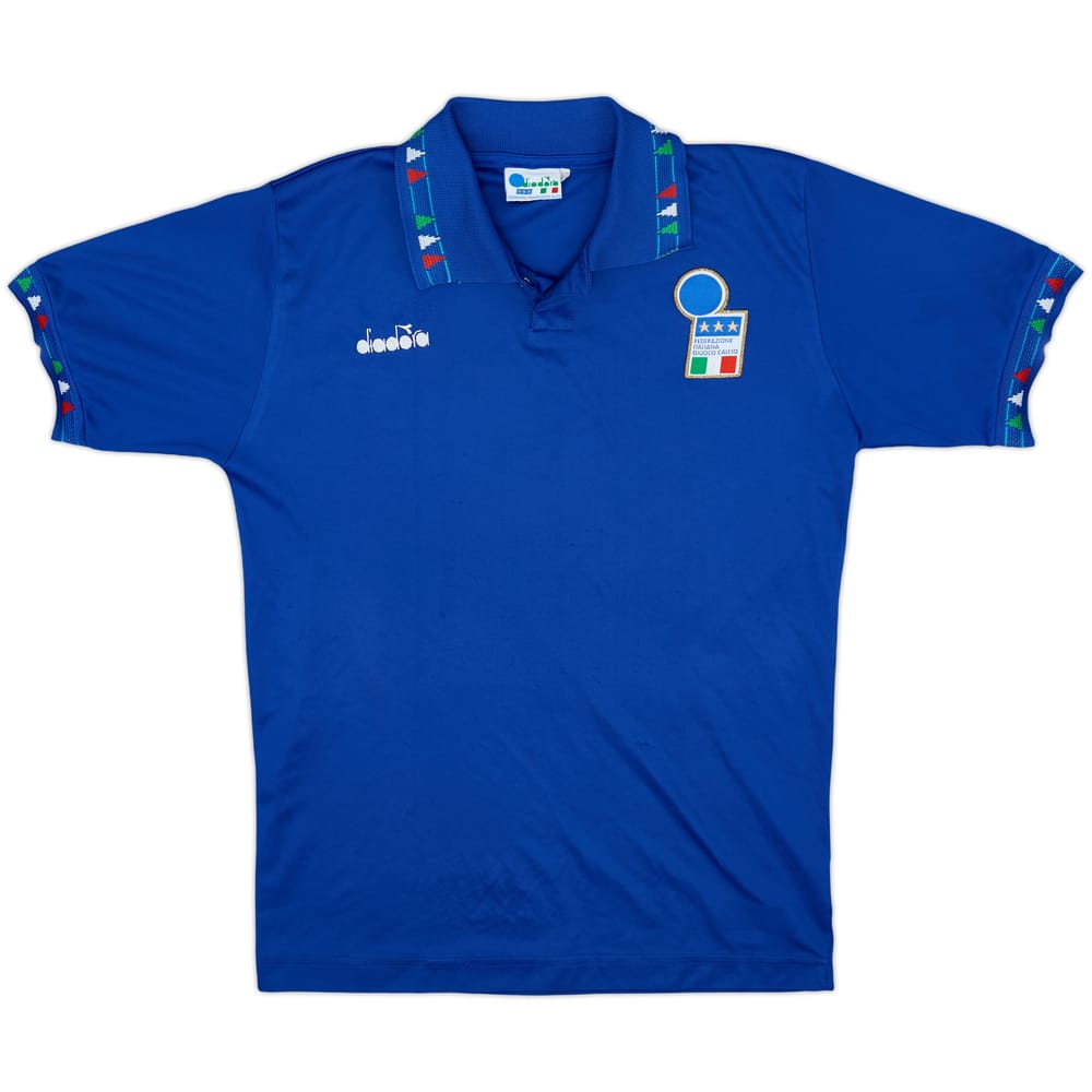 1992-93 Italy Home Shirt - 8/10 - (L.Boys)