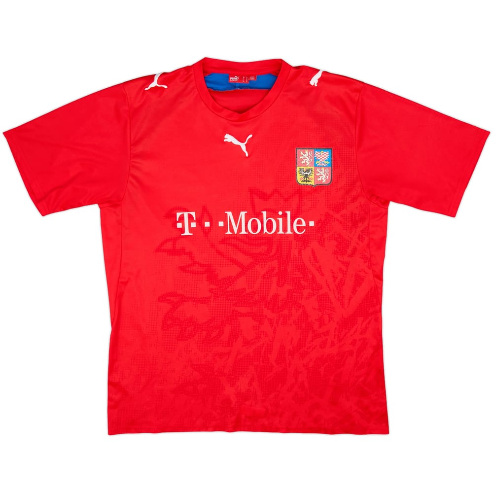 2006-08 Czech Republic Basic Home Shirt - 5/10 - (XL)