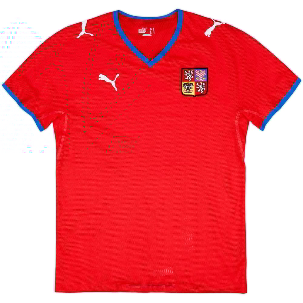 2008-09 Czech Republic Player Issue Home Shirt - 10/10 - (L)