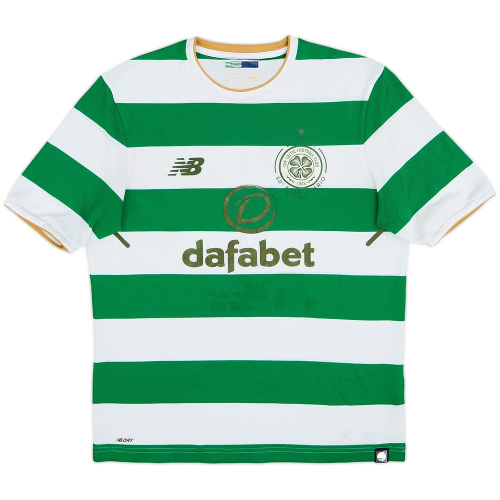 2017-18 Celtic 'Lisbon Lions 50th Anniversary' Home Shirt - 8/10 - (S)