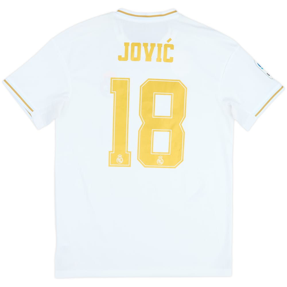 2019-20 Real Madrid Home Shirt Jovic #18 - 9/10 - (M)