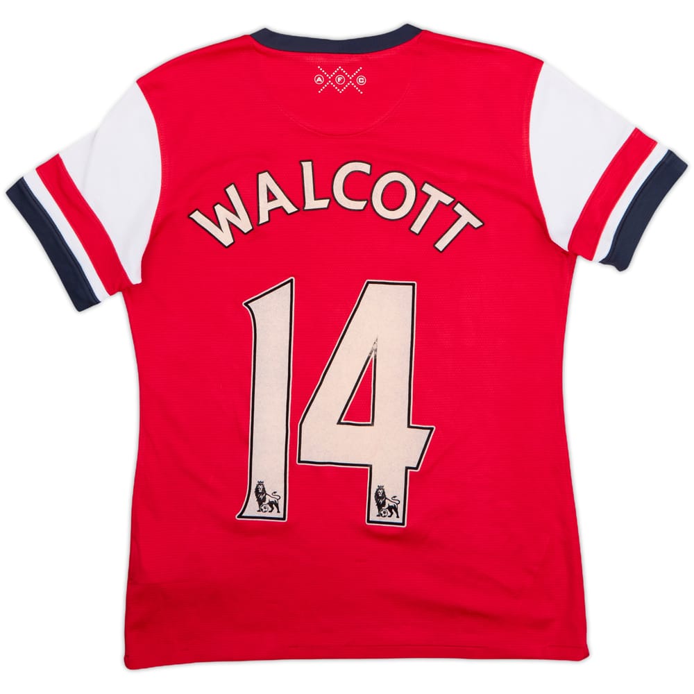 2012-14 Arsenal Home Shirt Walcott #14 - 4/10 - (Women's S)