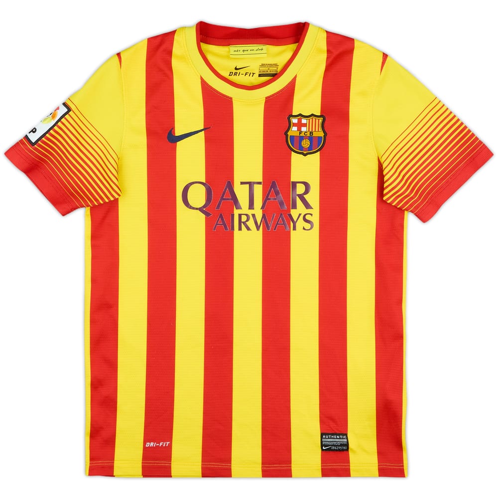 2013-15 Barcelona Away Shirt - 8/10 - (L.Boys)