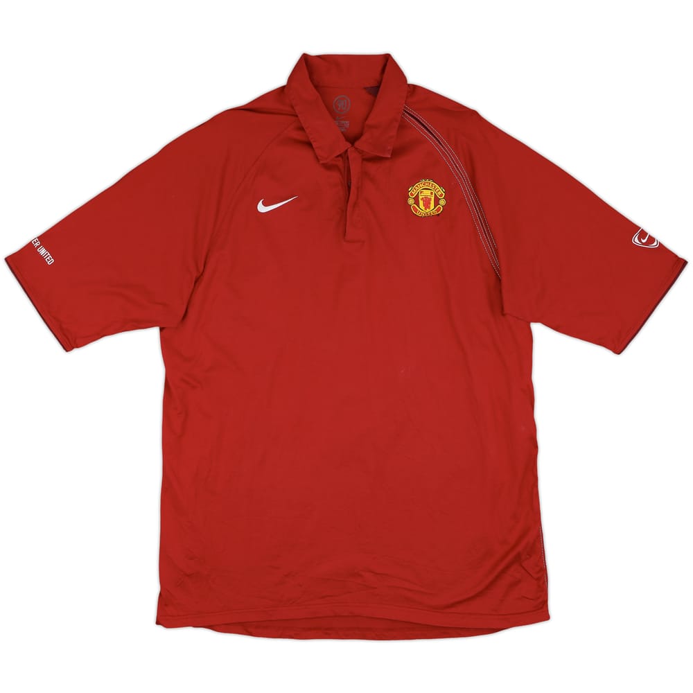 2004-05 Manchester United Nike Polo Shirt - 8/10 - (XXL)