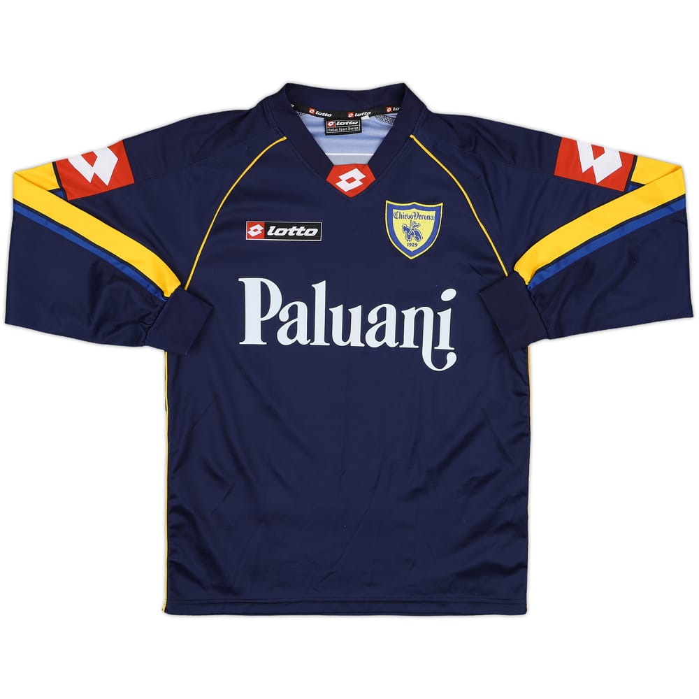 2003-04 Chievo Verona Lotto Training L/S Shirt - 8/10 - (S)