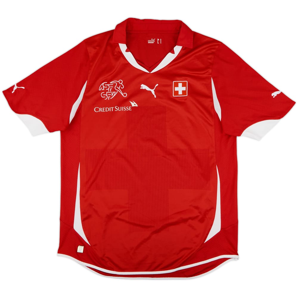 2010-11 Switzerland Home Shirt - 8/10 - (L)