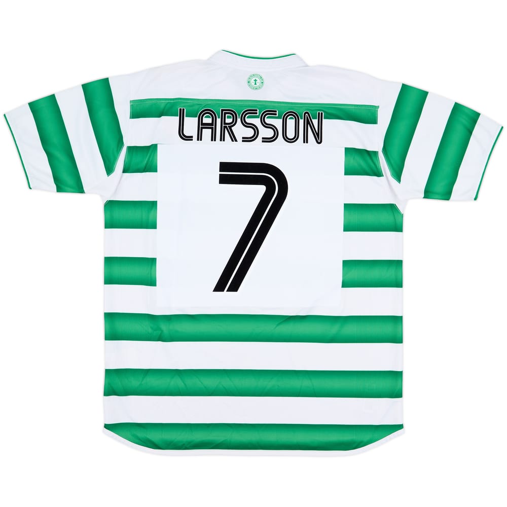 2003-04 Celtic Home Shirt Larsson #7 - 9/10 - (L)