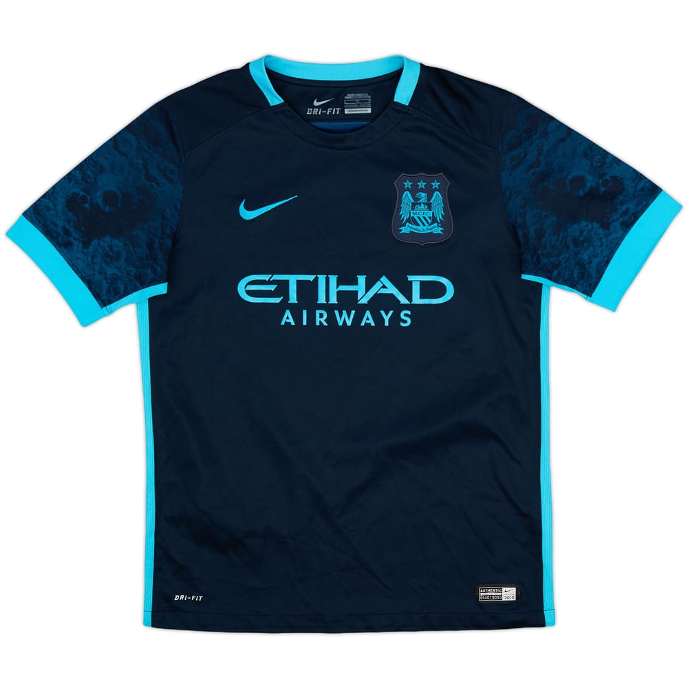 2015-16 Manchester City Away Shirt - 8/10 - (L.Boys)