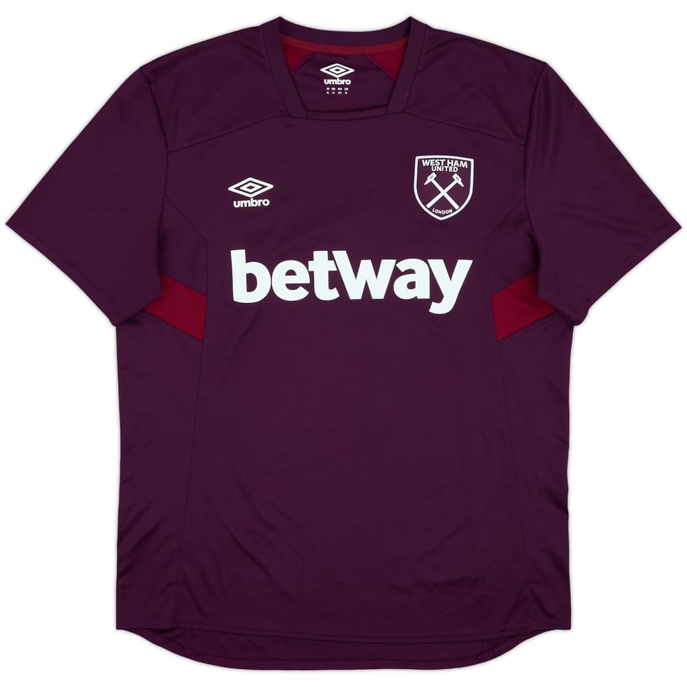 2017-18 West Ham Umbro Training Shirt - 8/10 - (XL)