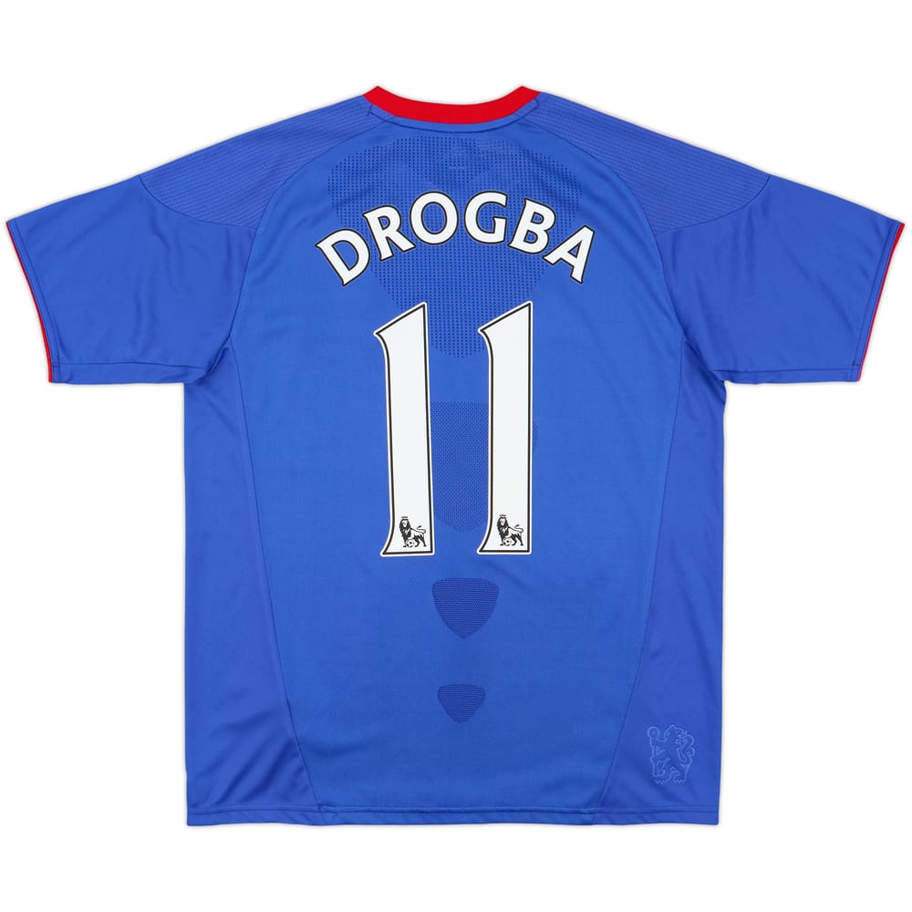 2010-11 Chelsea Home Shirt Drogba #11 - 8/10 - (L.Boys)
