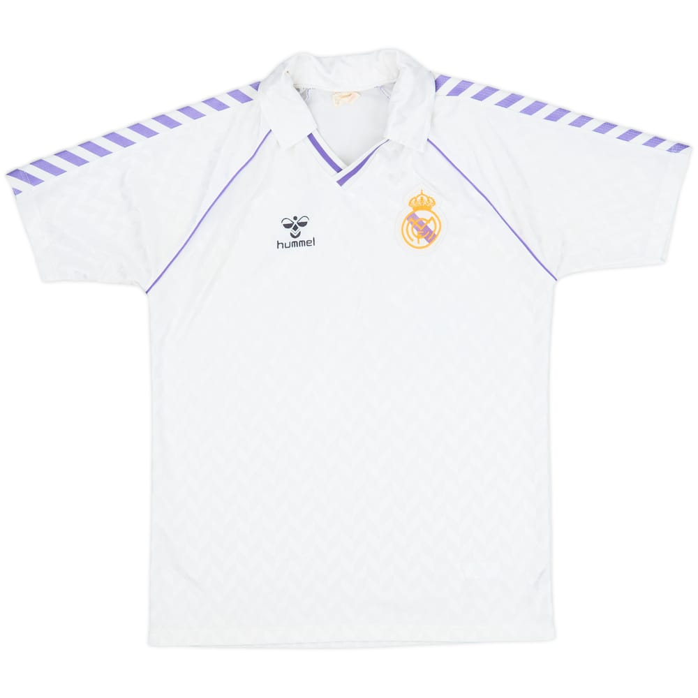 1986-88 Real Madrid Home Shirt - 8/10 - (M)