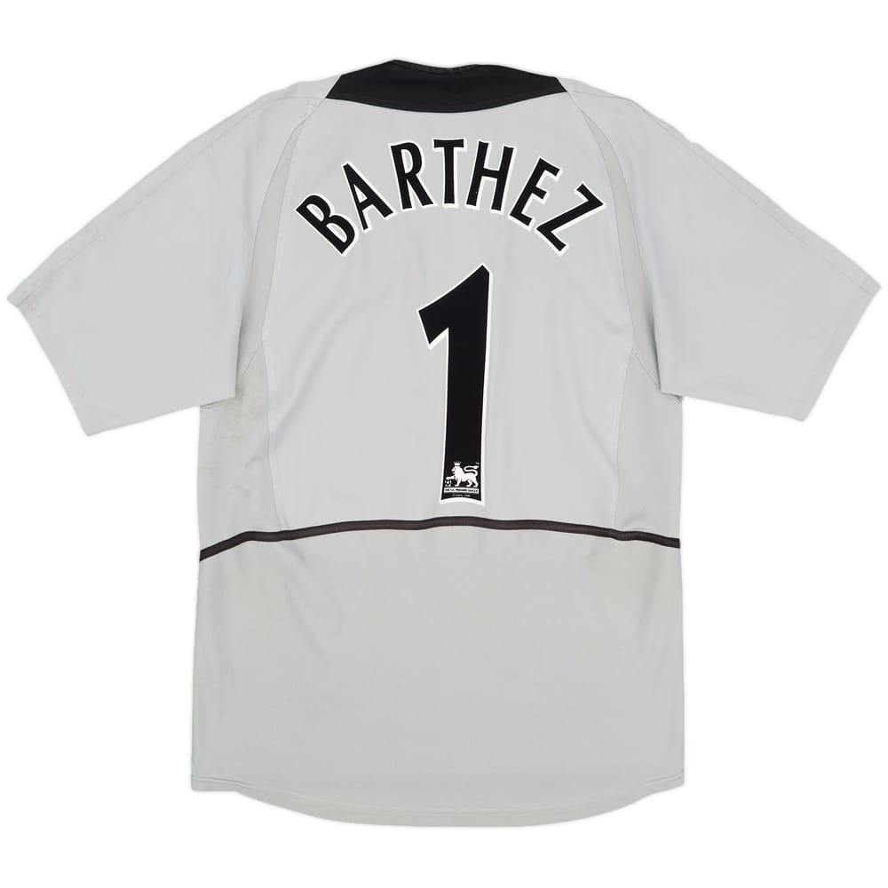 2002-04 Manchester United GK S/S Shirt Barthez #1 - 8/10 - (M)