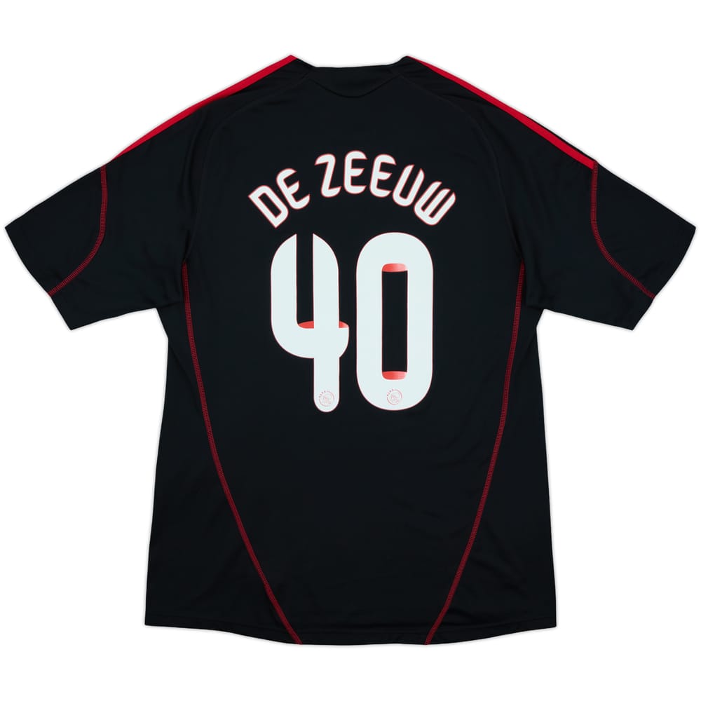 2009-10 Ajax Away Shirt de Zeeuw #40 - 8/10 - (L)