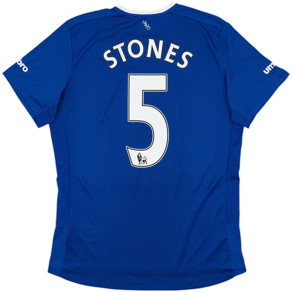 2015-16 Everton Home Shirt Stones #5 - 9/10 - (L)