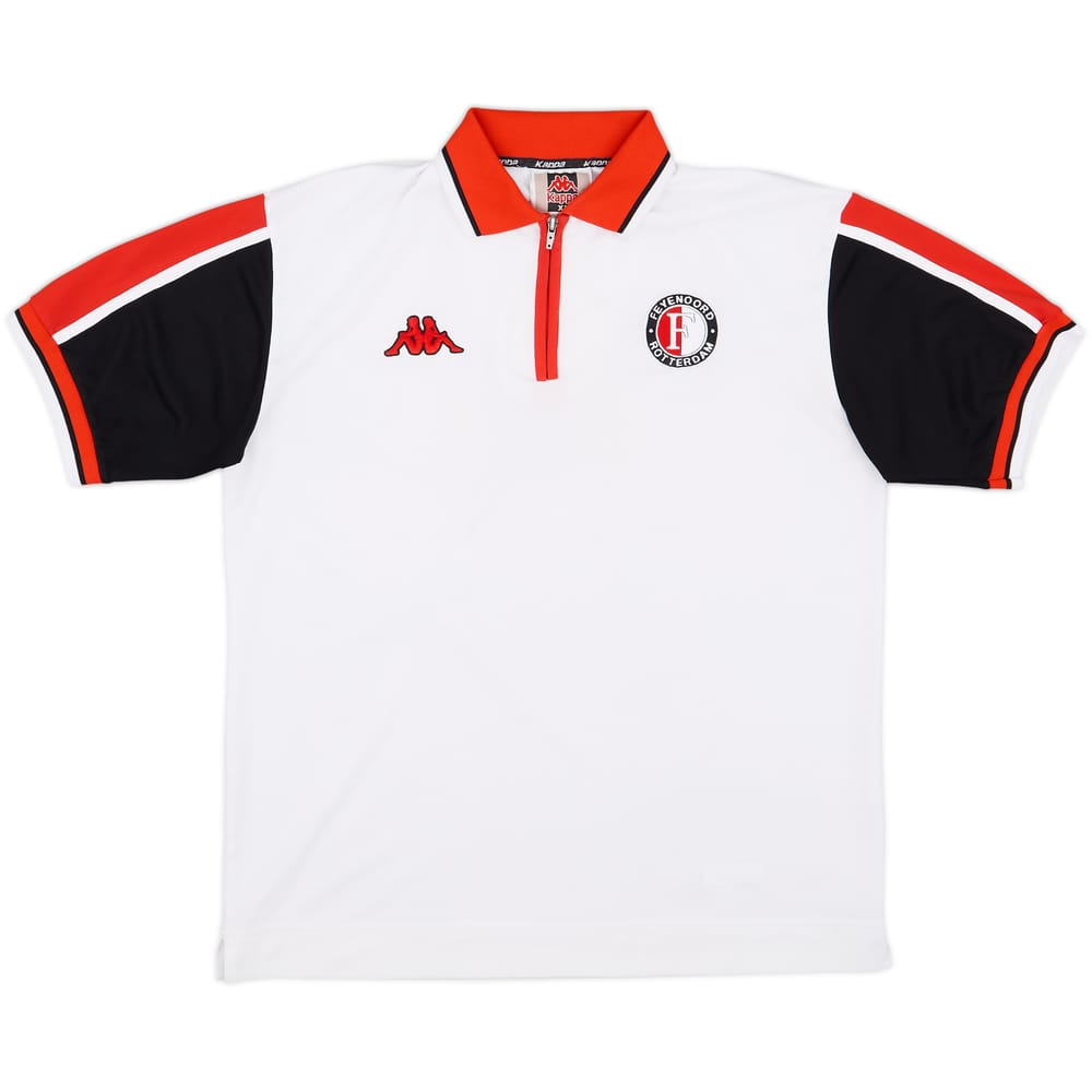 2000-01 Feyenoord Kappa 1/4 Polo Shirt - 8/10 - (XL)