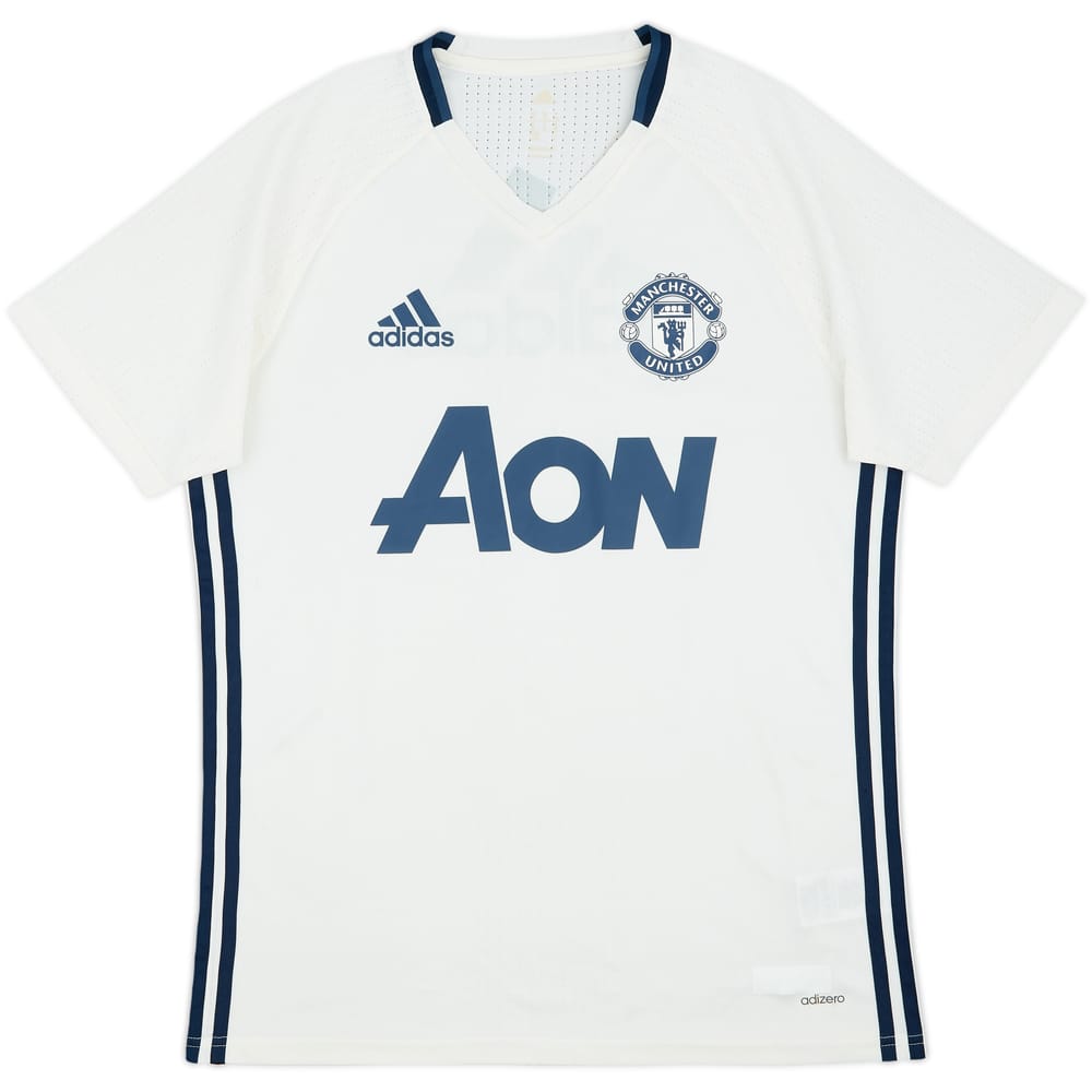 2016-17 Manchester United adizero Training Shirt - 8/10 - (M)
