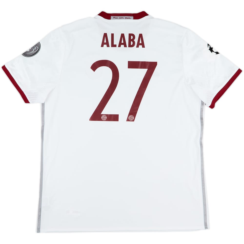 2016-17 Bayern Munich Third Shirt Alaba #27 - 6/10 - (XL)