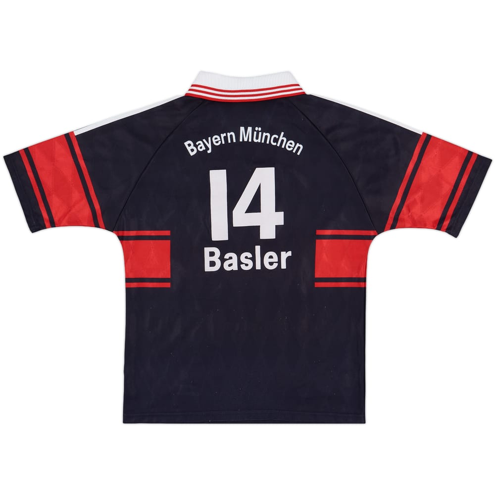 1997-99 Bayern Munich Home Shirt Basler #14 - 8/10 - (XL.Boys)