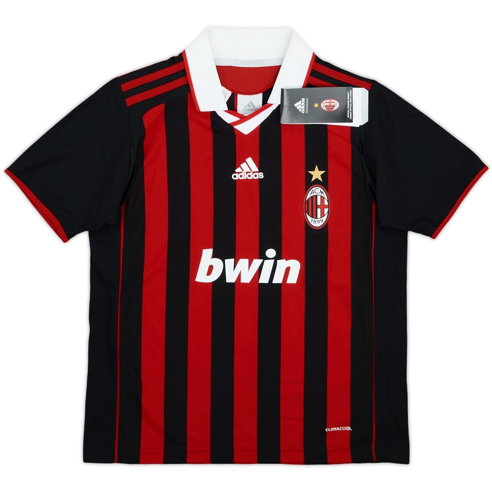 2009-10 AC Milan Home Shirt (S.Boys)