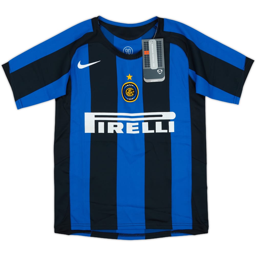 2004-05 Inter Milan Home Shirt (S.Boys)