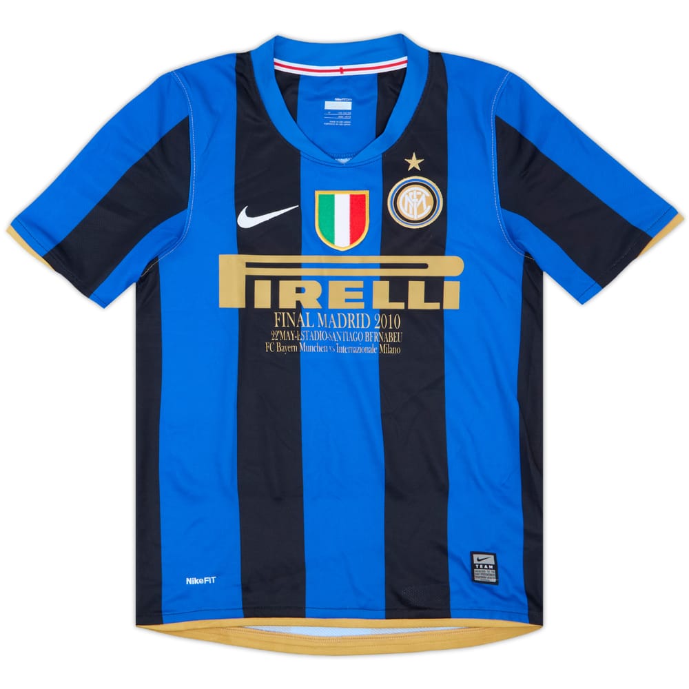 2010-11 Inter Milan Home Shirt - 10/10 - (M.Boys)
