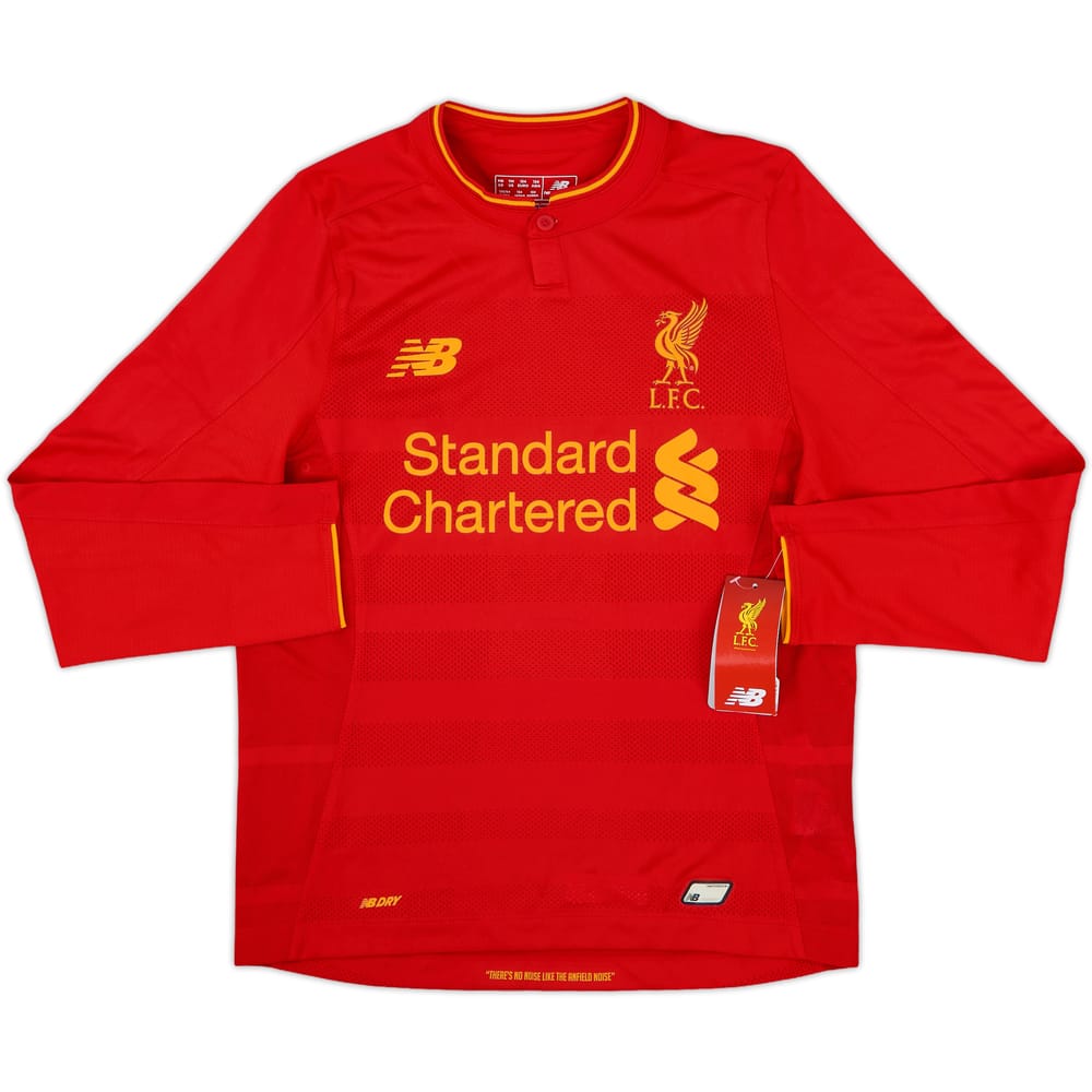 2016-17 Liverpool Home L/S Shirt (M.Boys)