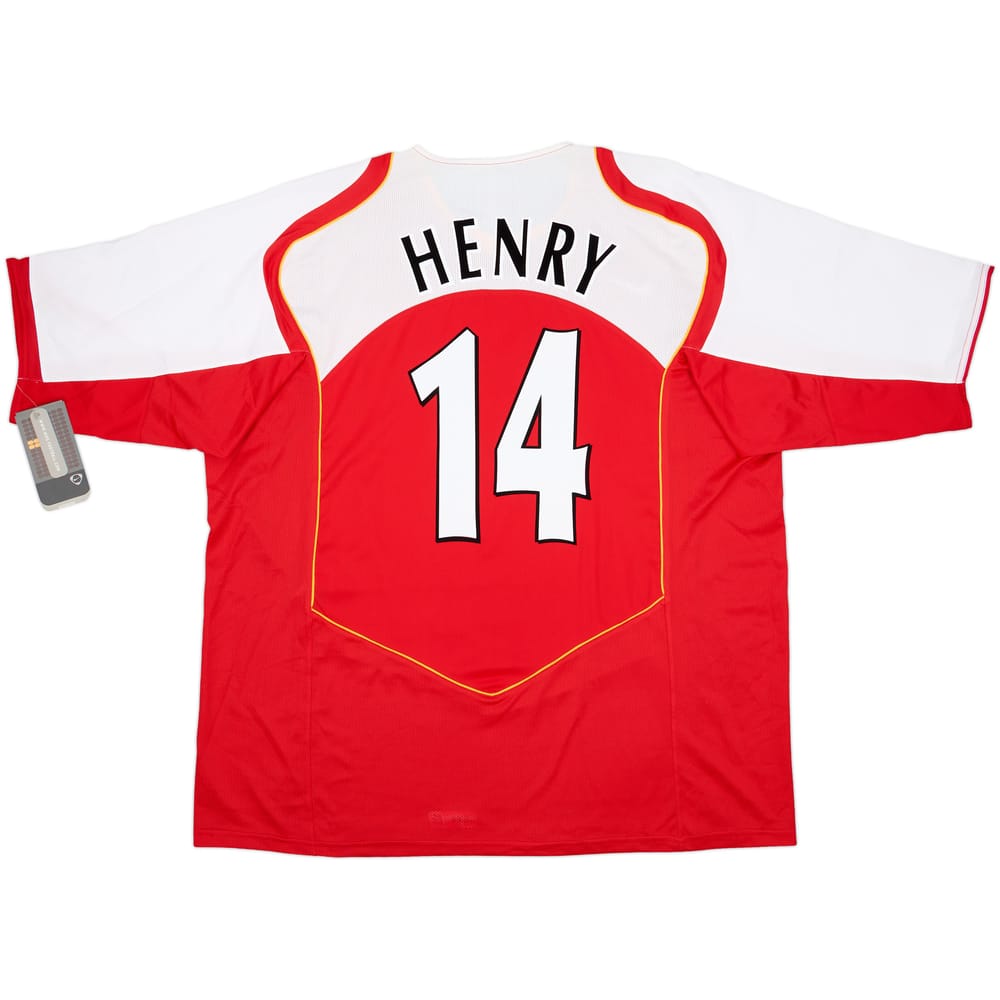 2004-05 Arsenal Home Shirt Henry #14 (3XL)