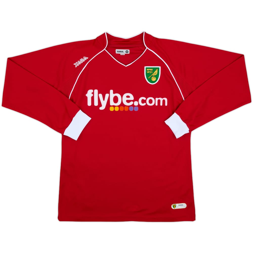 2007-08 Norwich Away L/S Shirt - 8/10 - (M)