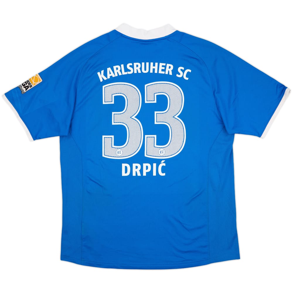 2009-10 Karlsruher Home Shirt Drpic #33 - 8/10 - (L)