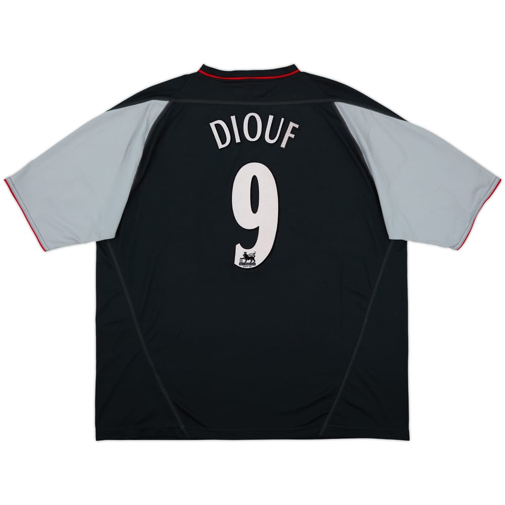 2002-04 Liverpool Away Shirt Diouf #9 - 8/10 - (XL)