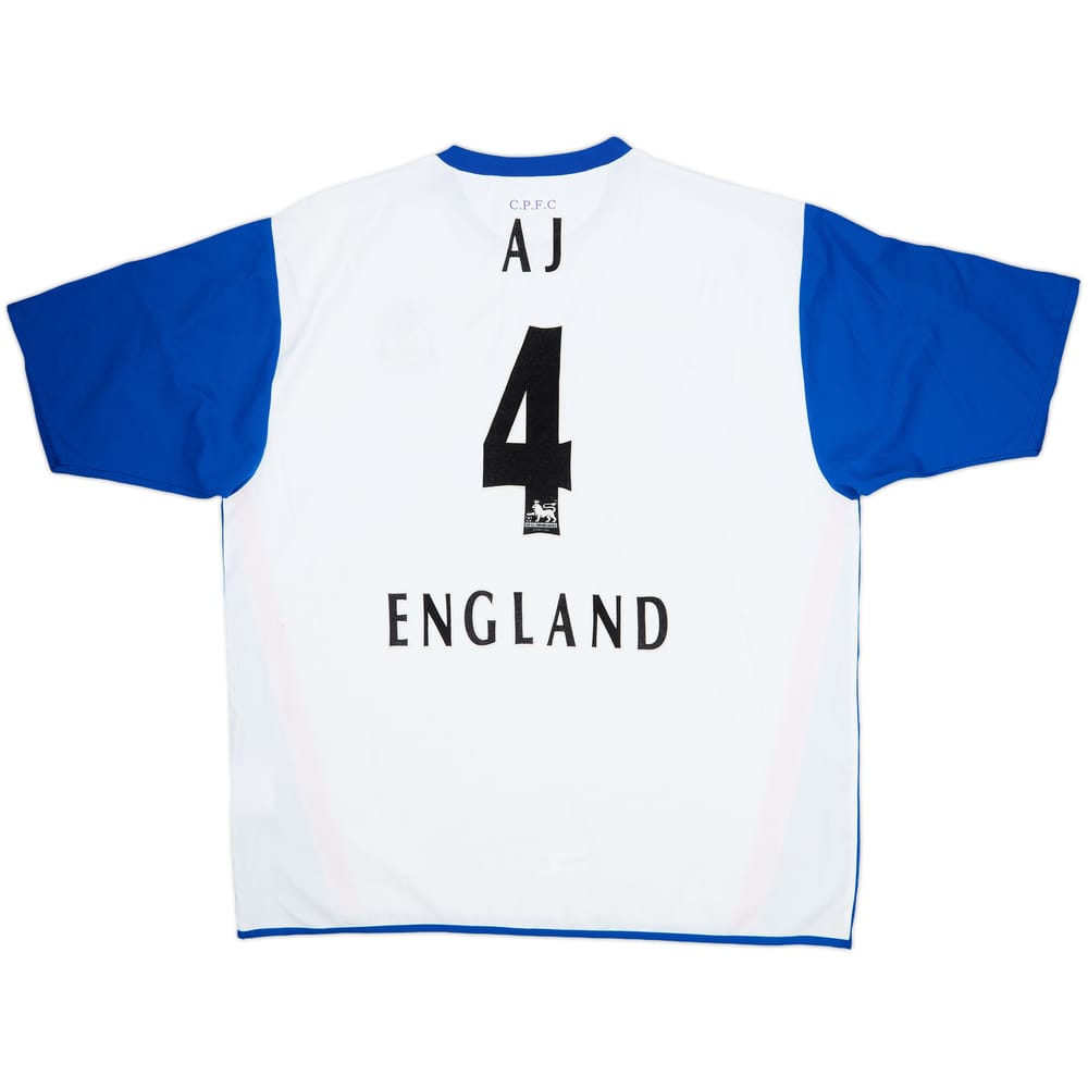 2004-05 Crystal Palace Away Shirt AJ #4 England - 5/10 - (XXL)