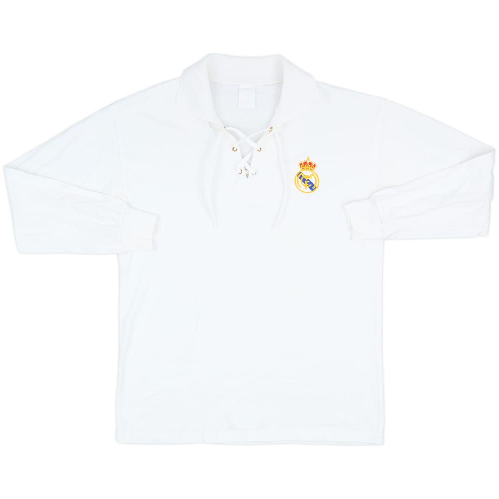 2001-02 Real Madrid adidas Heritage L/S Shirt - 8/10 - (M)