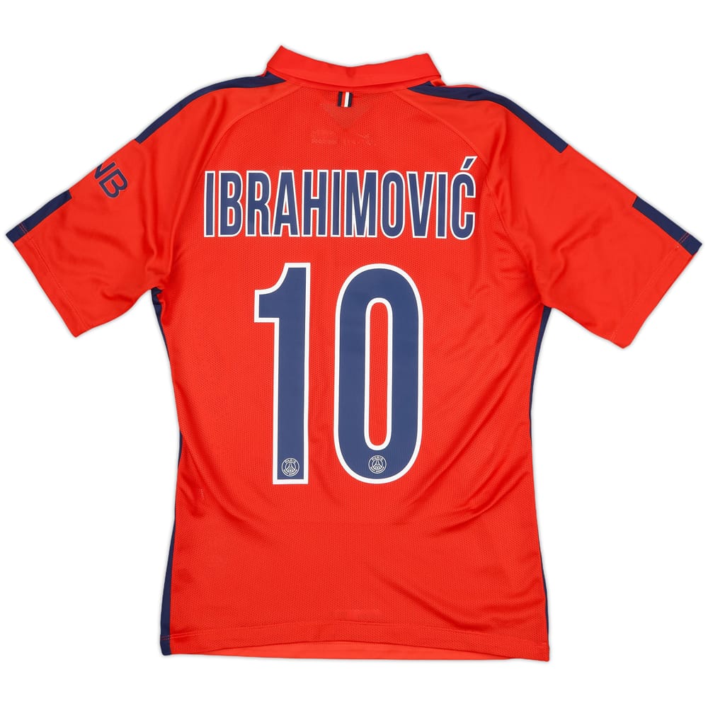2014-15 Paris Saint-Germain Authentic Third Shirt Ibrahimovic #10 - 8/10 - (S)