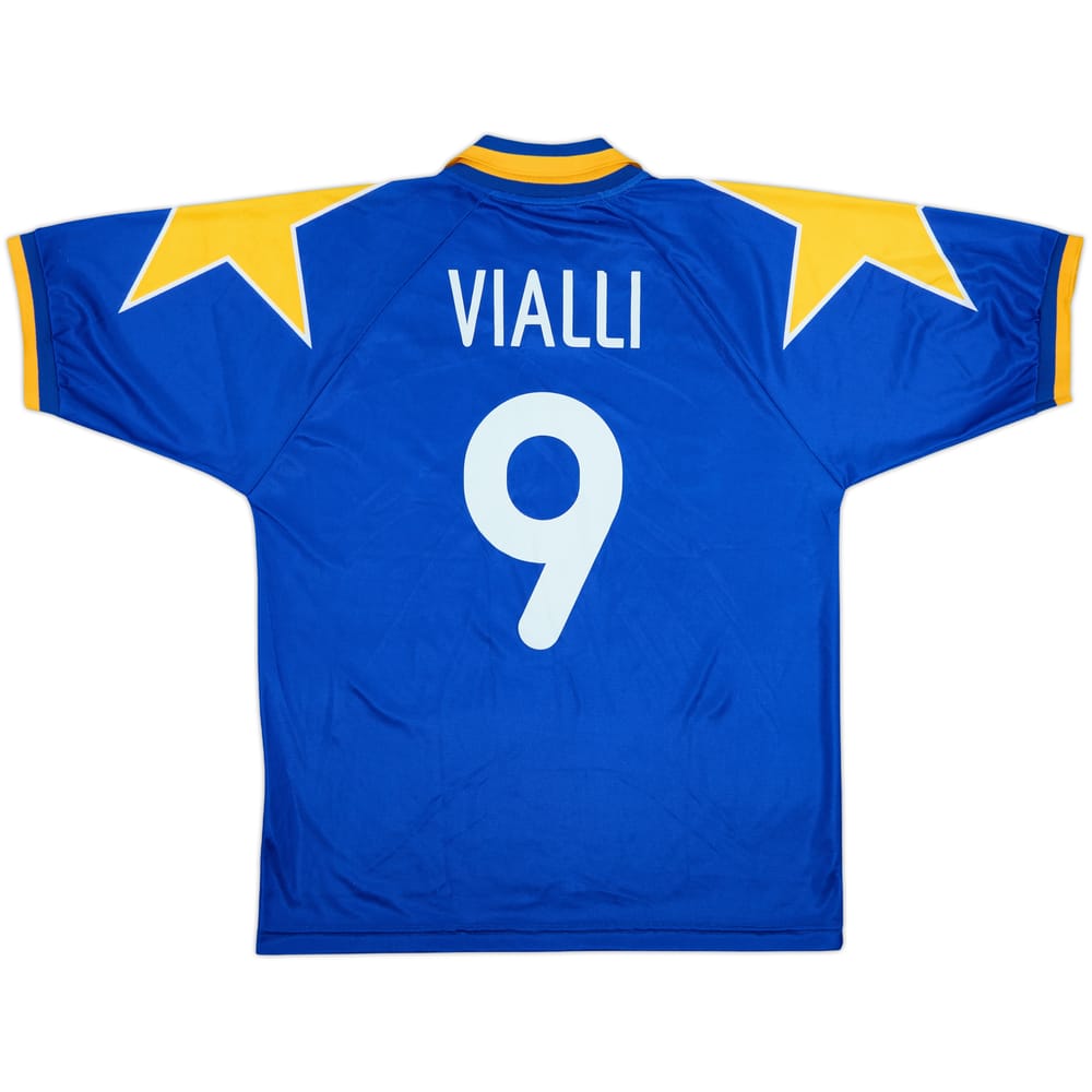 1995-96 Juventus Away Shirt Vialli #9 - 9/10 - (XL)